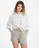 szorty damskie Lniane spodenki BLOOM natural linen