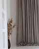 zasłony Lniane zasłony stonewashed - taupe melange