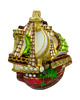 ozdoby choinkowe Bombka choinkowa: Złoty statek
