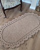 dywany Dywan owalny ze sznurka bawełnianego 75cmx140cm