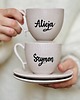 filiżanki Ceramiczne Filiżanki dla Pary z Imionami
