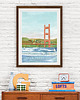 plakaty San Francisco - vintage plakat A3 giclee