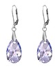 kolczyki swarovski Kolczyki z kryształami Swarovskiego - błękit
