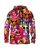 bluzy męskie Męska Bluza z kapturem DR.CROW Dessert Monsters