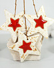 ozdoby choinkowe Gwiazdki choinkowe - ceramiczne ozdoby choinkowe
