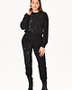 komplety damskie Dres Happy czarny malowany