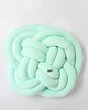 poduszki supły FLOWER KNOT PILLOW=rozeta=yellow=miętowy