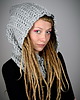 szale damskie Monohood 04 - JASNO SZARY