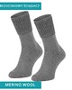 skarpetki damskie Bezuciskowe skarpety z MERINO WOOL szare