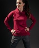 bluza z kapturem damska Bluza jaskółkowa amarant