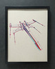 plakaty Plakat WYDRUK NA TEKTURZE 30X40 cm X-WING Gwiezdne Wojny