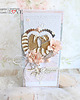 kartki scrapbooking Kartka ślubna z szopikami, pamiątka "Forest Celebration 1"GOTOWA