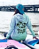 bluza z kapturem damska Błękitna bluza damska z kapturem Ahoj Przygodo