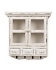 szafki Szafka Wisząca Witryna Wisząca z Szufladami Antique White