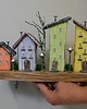 wieszaki Drewniany wieszak na klucze