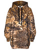 bluza z kapturem damska Bluza Oversize Tunika DR.CROW Marble Brown
