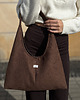 torby na ramię Torebka Hobo Bag Suede Mokka