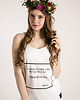 t-shirt damskie Top z cytatem, Oscar Wilde, Być niemożliwym