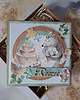 kartki scrapbooking Kartka na roczek dla chłopca (w pudełku)