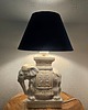 lampy stołowe Lampa ceramiczna Słoń