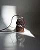 wisiory Amulet z drewna dębu uderzonego piorunem z serafinitem