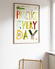 plakaty PRACTICE EVERY DAY plakat dla twórcy do pracy  ilustracja typografia