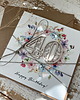kartki scrapbooking Ręcznie robiona kartka urodzinowa na 40 urodziny, czterdziestka