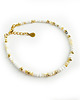 bransoletki z kamieni naturalnych BIAŁY BRZEG- Bransoletka z masy perłowej, białe Perełki