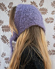 czapki damskie Babuszka liliowa