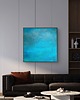 obrazy Cały ten błękit / obraz na płótnie Magda Kubiak 50x50