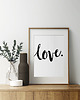 plakaty Plakat z napisem " love "