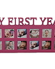 ramki na zdjęcia Multiramka ramka na zdjęcia z napisem  MY FIRST YEAR mdf 12 zdjęć