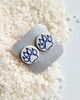 kolczyki ceramiczne Kolczyki ceramiczne Bolesławiec łapki