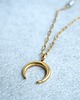 kolie Naszyjnik Księżyc złoty