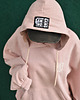 bluza z kapturem damska Różowa Bluza z Kapturem Shred Sista Pink Hoodie