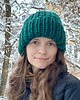 czapki damskie Zimowa czapka z wełny owczej i alpaki Lumi szmaragdowa zieleń