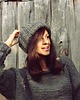 czapki damskie Szara czapka beanie  z wełną Hand Knit