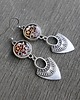 kolczyki z żywicy Kolczyki steampunk ornament #8