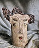 figurki i rzeźby Ceramiczna rzeźba Senna Głowa 