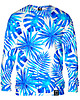 bluza bez kaptura damska Bluza Bez Kaptura Damska DR.CROW Blue Palms