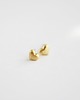 kolczyki złote Kolczyki złote 16k Gold Plated Tiny Heart Studs