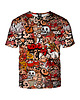 t-shirt damskie Damski T-shirt DR.CROW Graffiti Skull