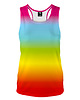 topy damskie DR.CROW Bokserka Top Ombre Rainbow