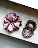 gumki do włosów Róż i kolor  - zestaw jedwabnych scrunchie
