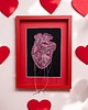 obrazy Obraz haftowany 3D serce anatomiczne.