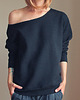 bluza bez kaptura damska Oversize Czarna Max
