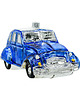 bombki Bombka choinkowa szklana ręcznie malowana: Samochód Citroen: 2CV: niebieski