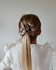 gumki do włosów Gumka jedwabna, scrunchie, frotka cappuccino MAXI