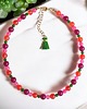 chokery Choker : summer fruits : kolorowy jadeit : choker z kamieni