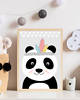 obrazy i plakaty do pokoju dziecięcego PLAKAT DO POKOJU DZIECKA zwierzątko PANDA